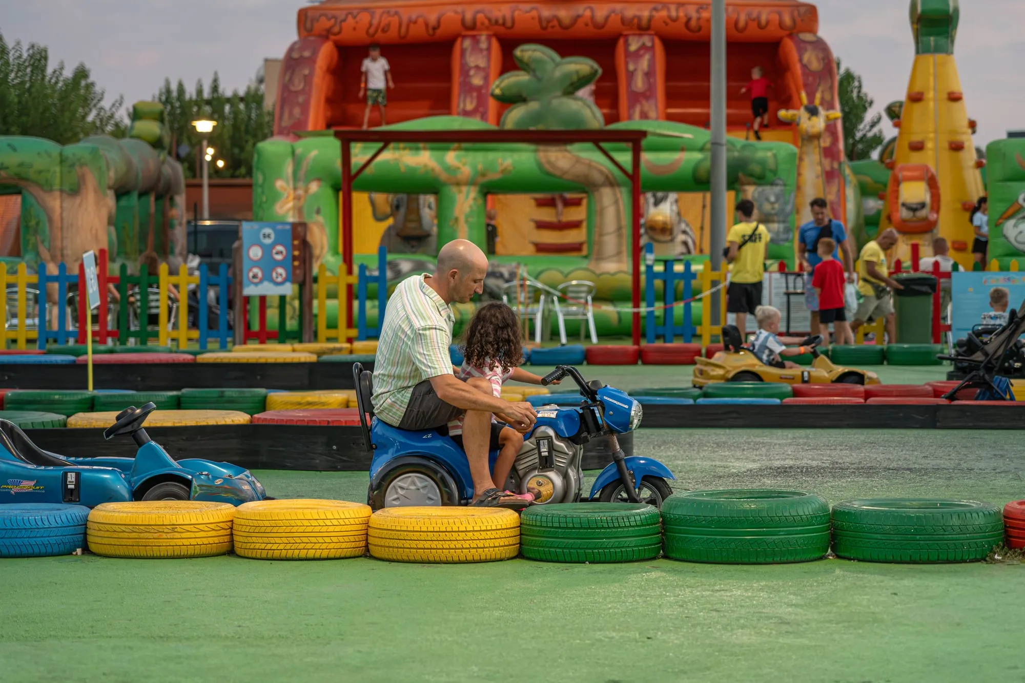 Castillos hinchables gigantes del parque